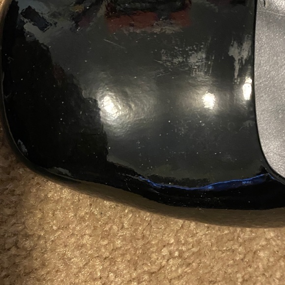 Marc Fisher Black Patent Square-Toe Flats - Picture 3 of 7